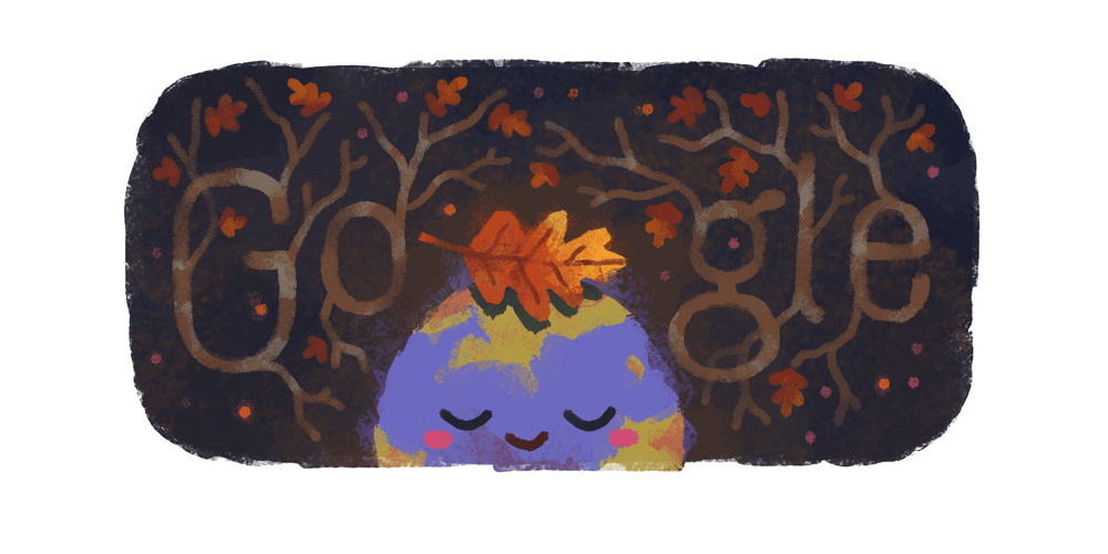 Google Doodle celebrates the first day of the fall season