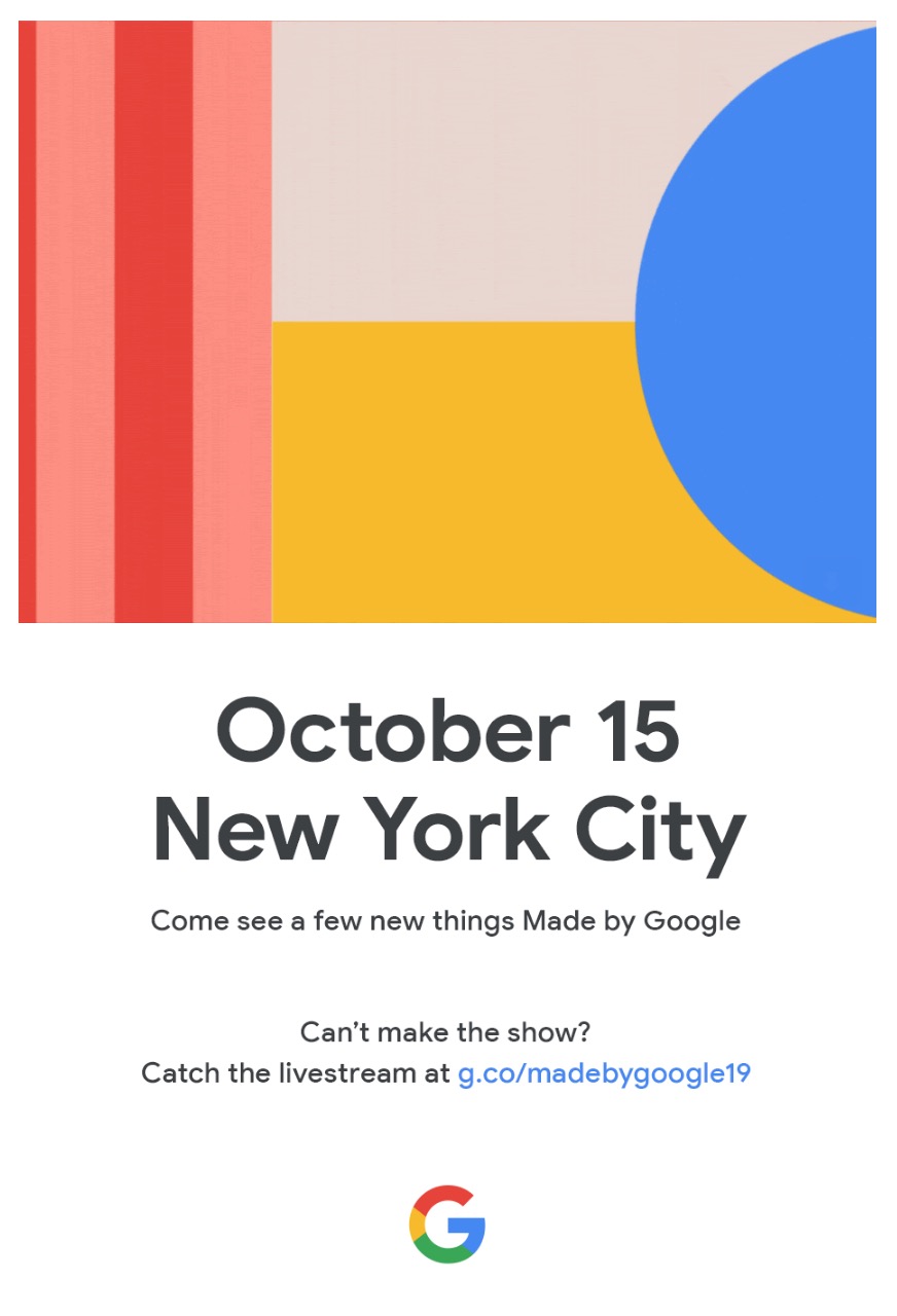 Pixel 4 Announcement On Oct 15 At Made By Google 2019 - 9to5Google