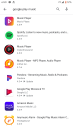 Google Play Music app missing from Play Store search