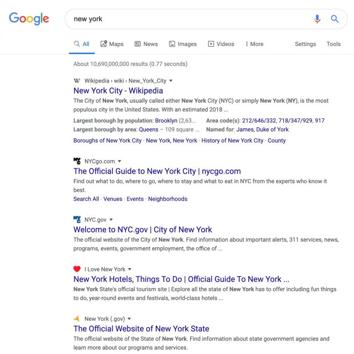 Google tests redesigned desktop Search results w/ favicons - 9to5Google