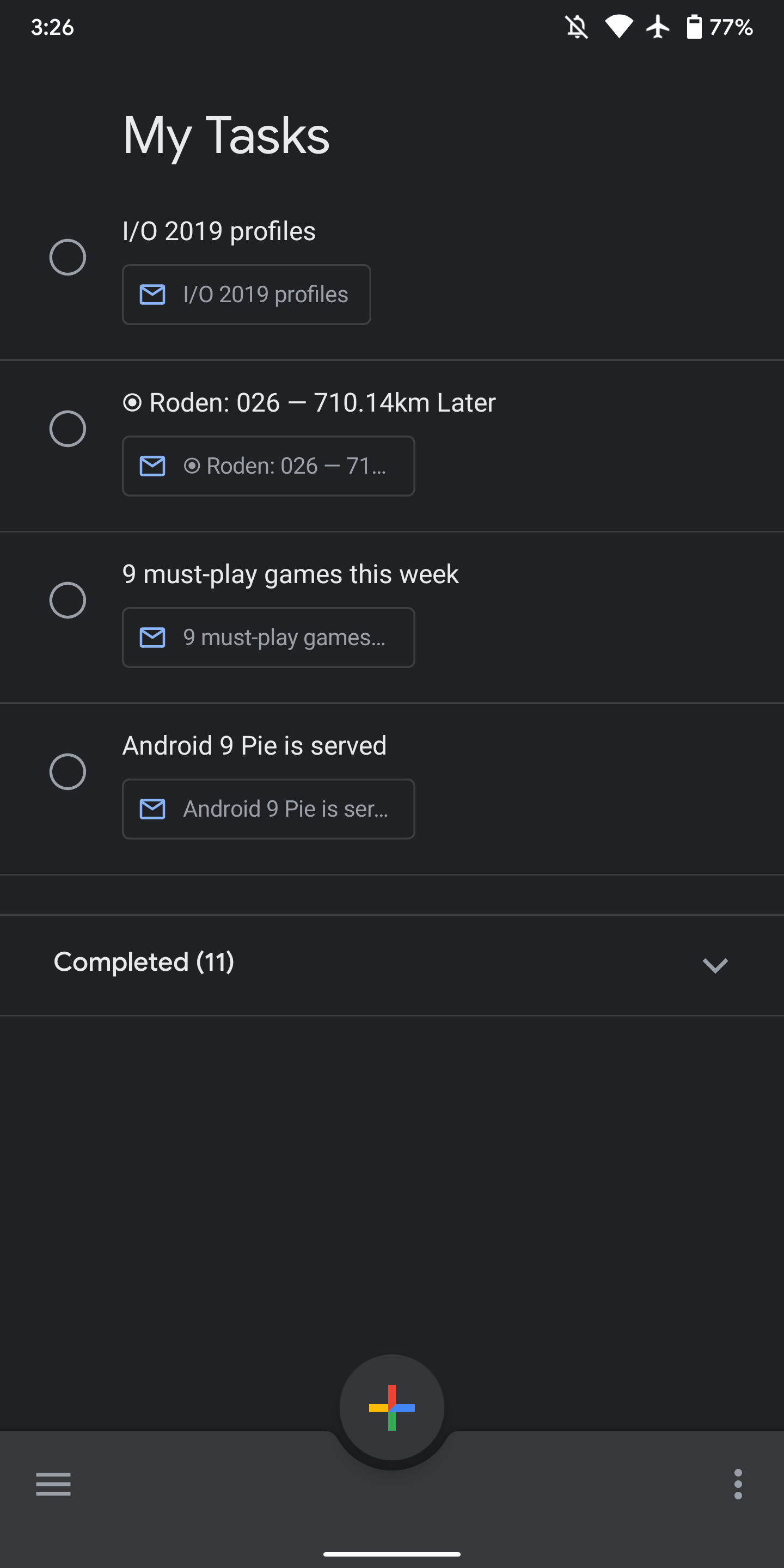 Google Tasks 1.7 adds dark theme and homecreen widgets - 9to5Google