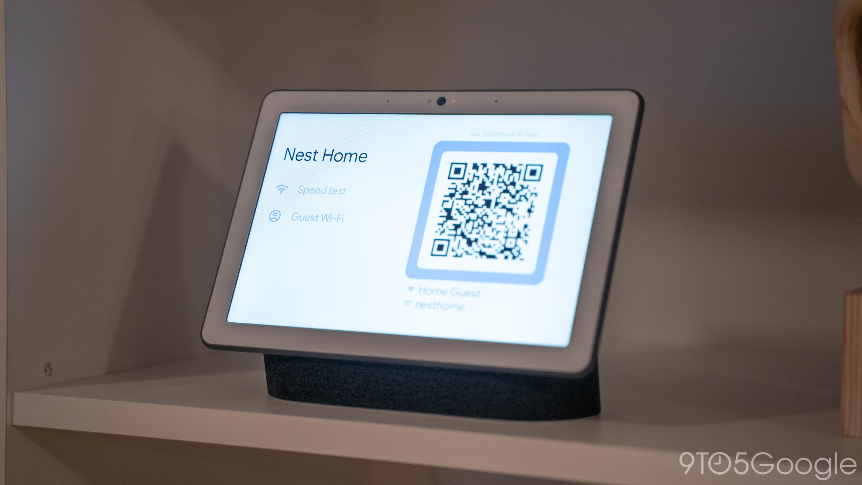 nest wifi smart display guest network sharing