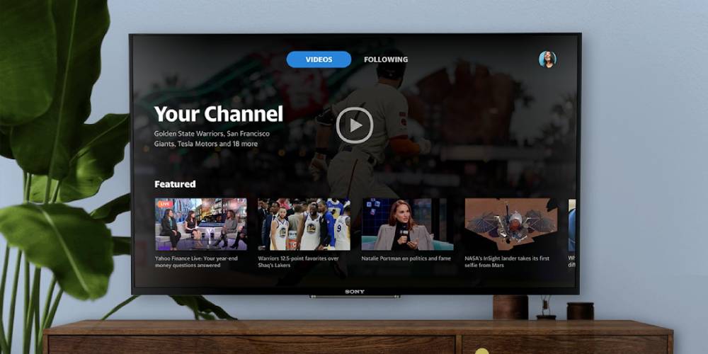 Yahoo brings its video app to Android TV