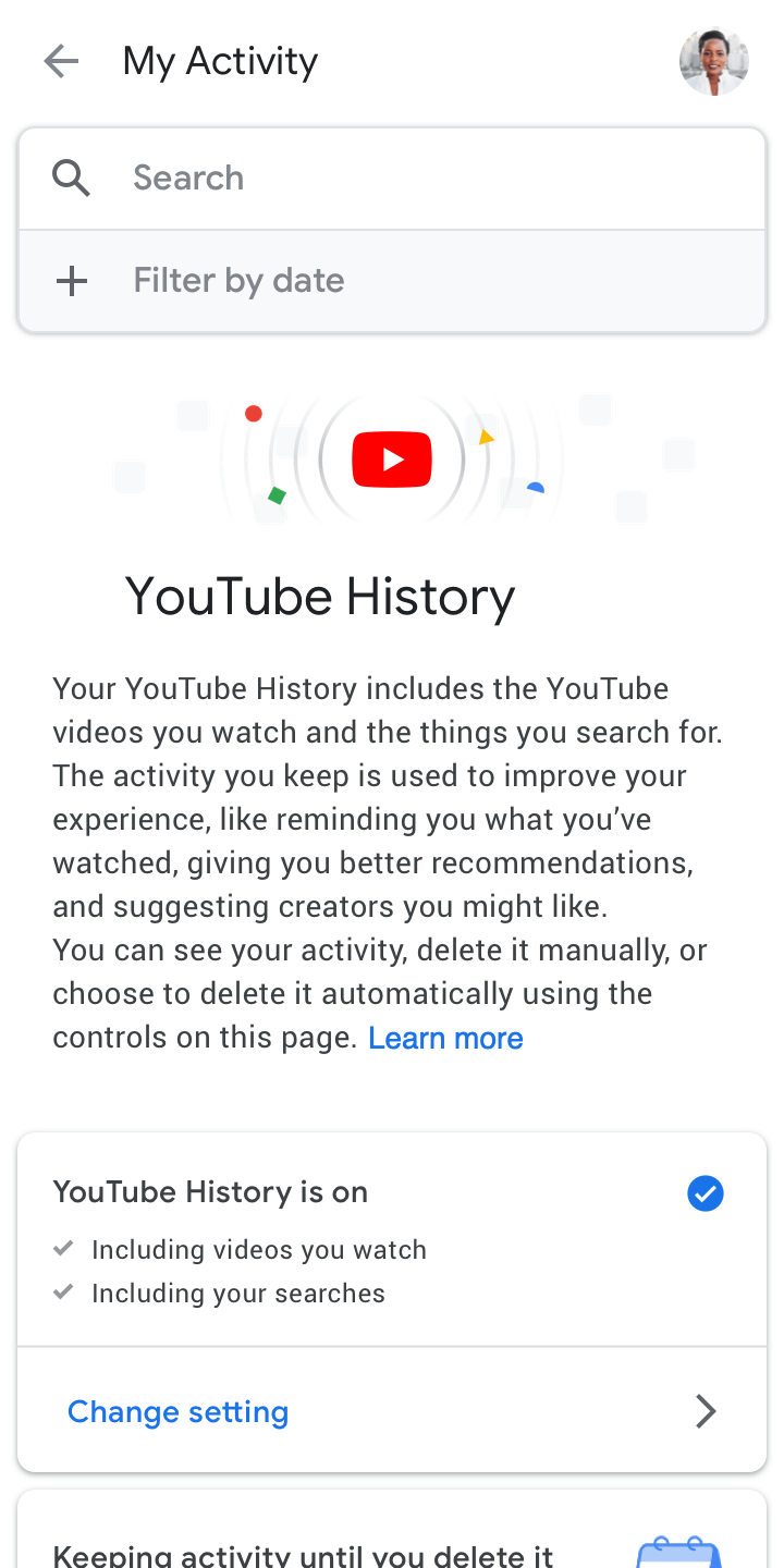 youtube auto-delete history feature