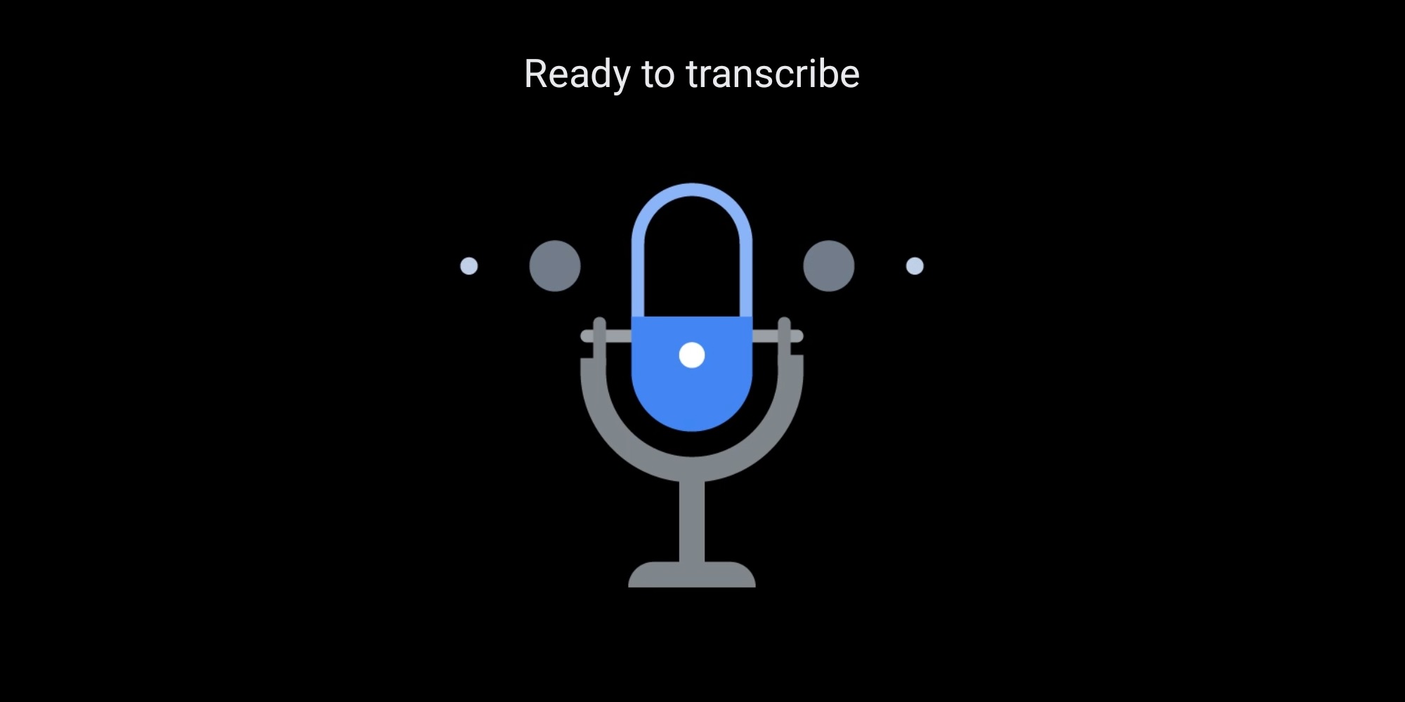 transcribe speech to text