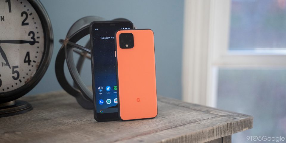 google pixel 4 android 10 device screen orange battery 90hz