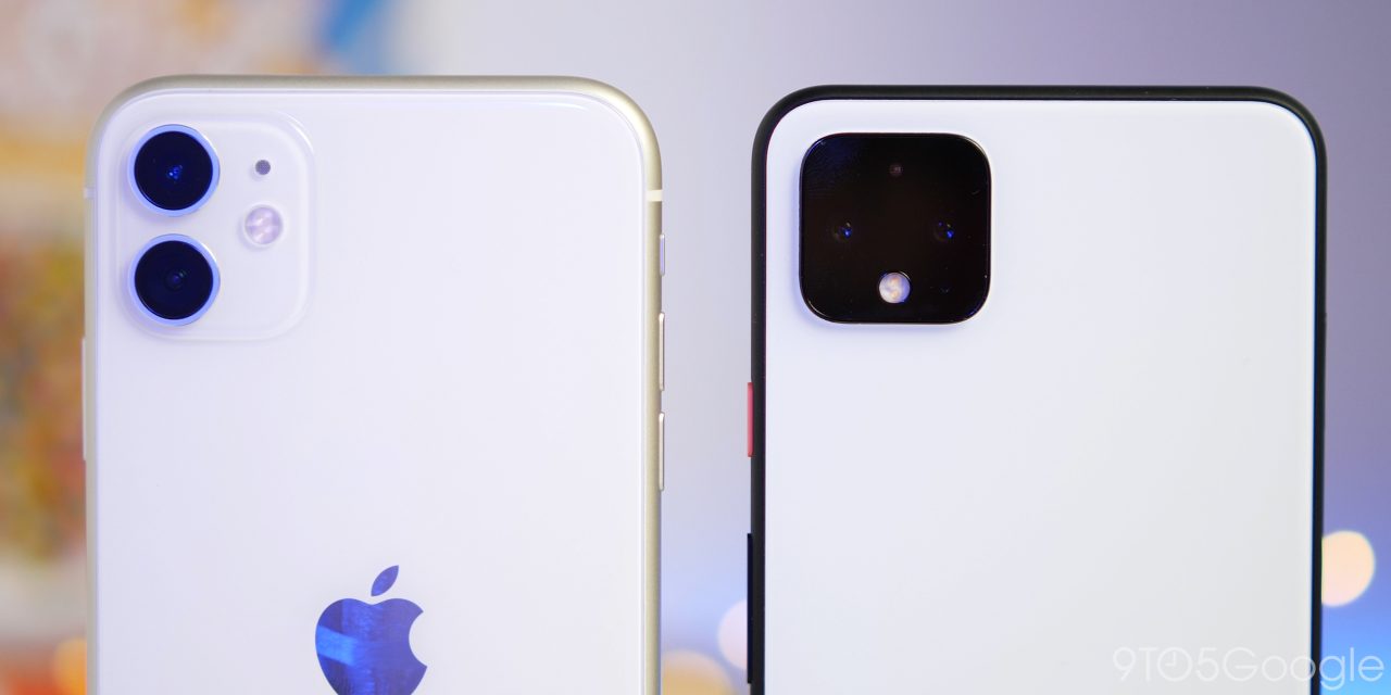 iPhone 11 (iOS) and Pixel 4 (Android)