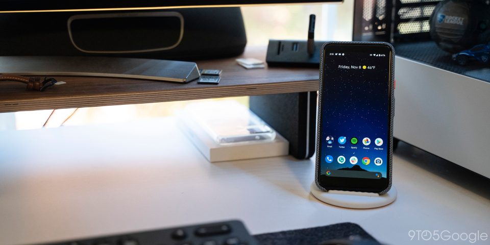 Pixel 4 on a Pixel Stand