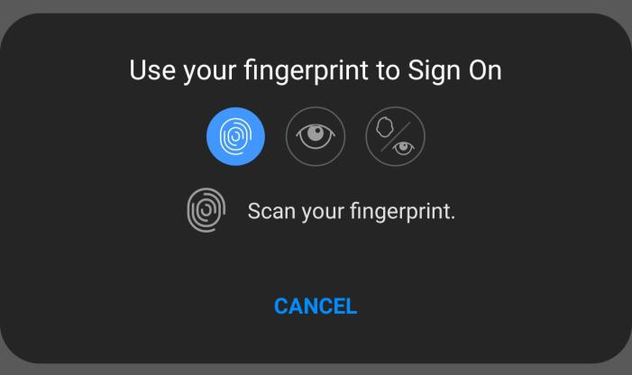 Google Biometrics Galaxy S9