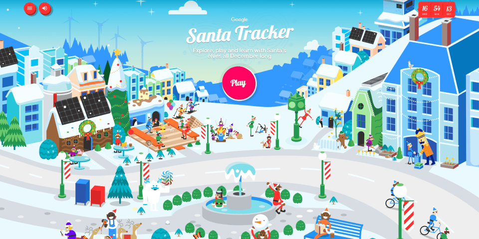 Google track Santa