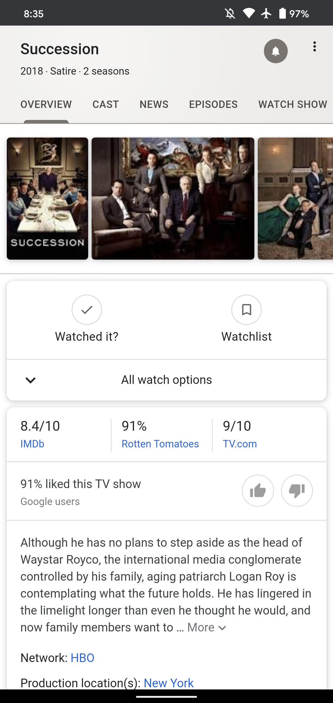 Google Search adds 'Watchlist' to bookmark movies, TV - 9to5Google