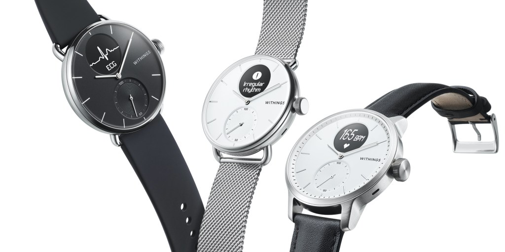 New Withings ScanWatch is a hybrid wearable with crown dial, ECG, and sleep apnea detection