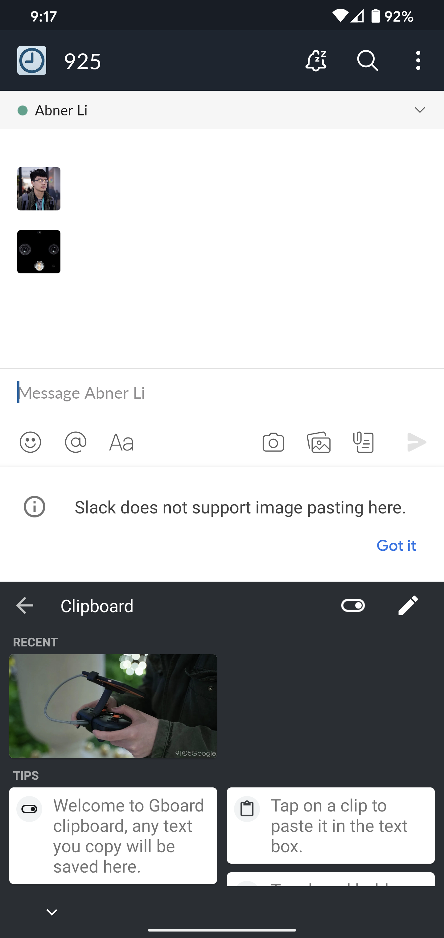 Gboard's clipboard manager adding support for images 9to5Google