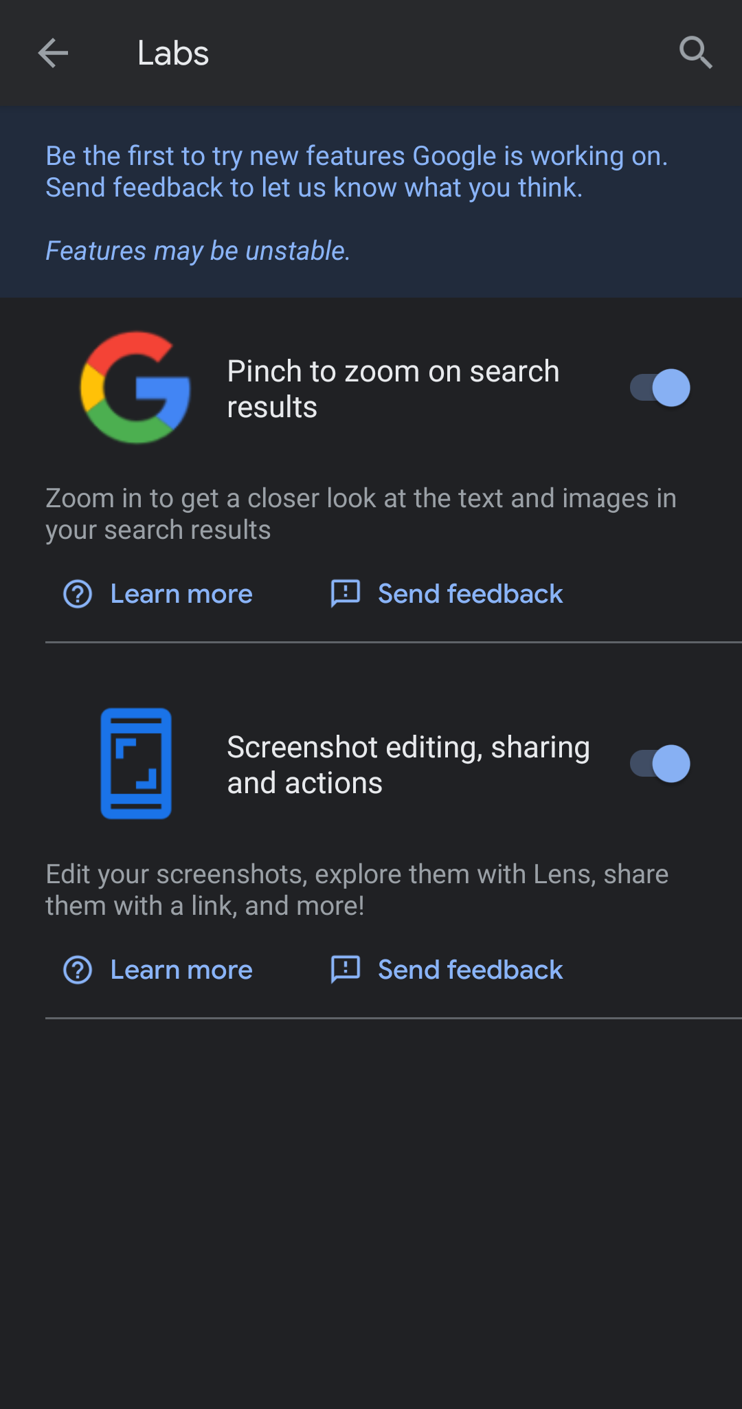 'Labs' in Google app let you try experimental features 9to5Google