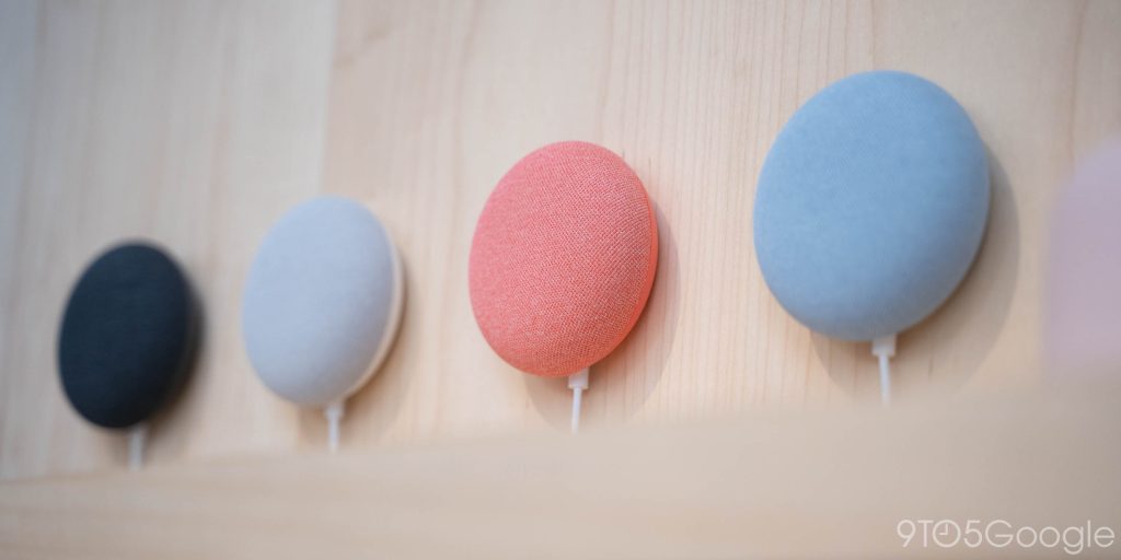 google assistant nest mini smart speaker