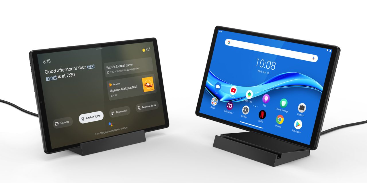 lenovo smart tab m10 google assistant ambient mode android tablet