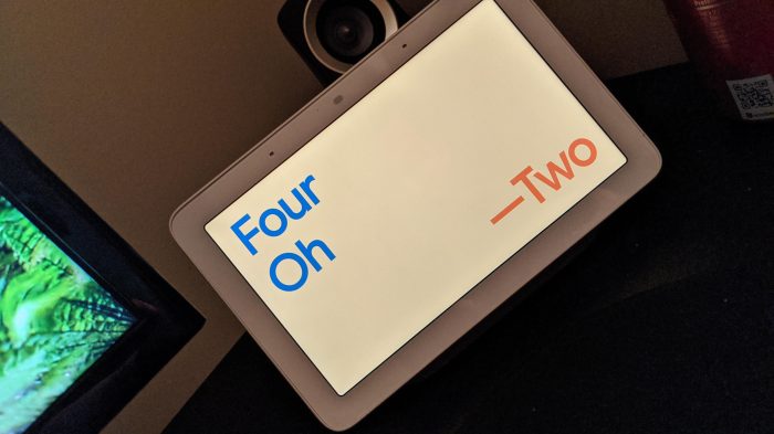 The Redditor's photo of Word Clock's new colors.