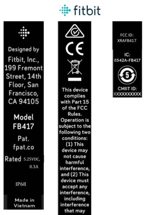 New Fitbit fitness tracker arrives at FCC