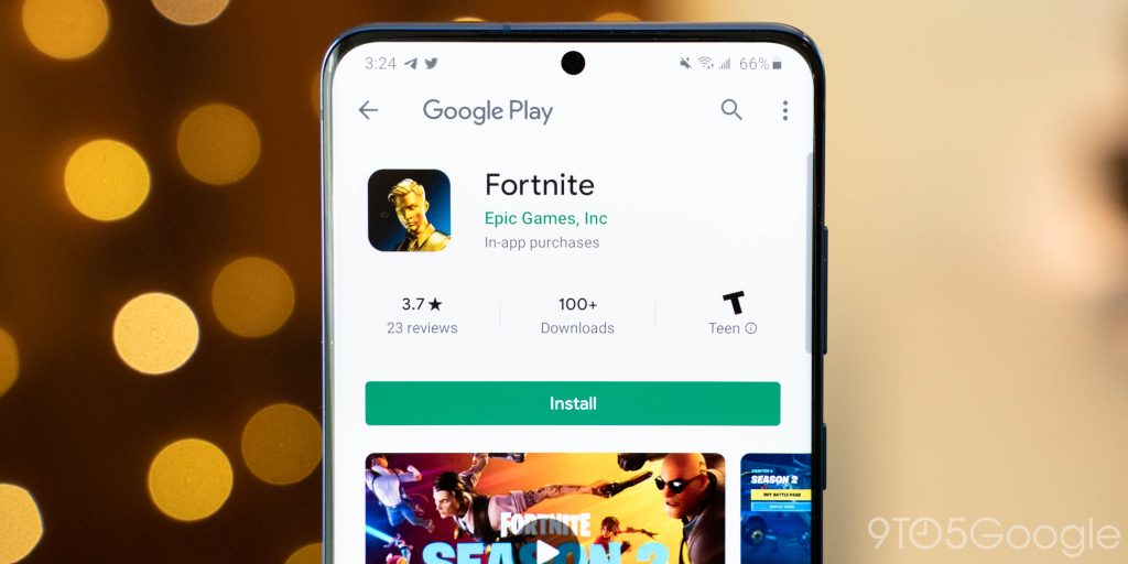 Fortnite chega à Google Play do Android, apesar de críticas da Epic Games