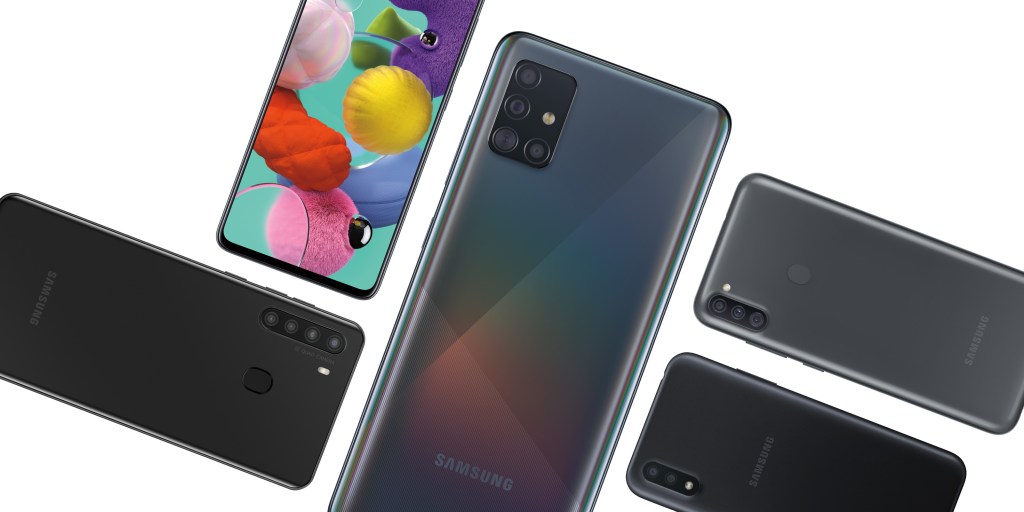 ظهور سامسونج لأول مرة Galaxy تشكيلة 2020 في الولايات المتحدة ث / Galaxy A51 ، A71 التعبئة 5G 14