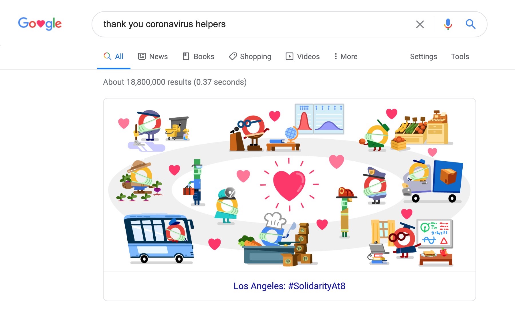 Google marks when cities say 'thank you coronavirus helpers' - 9to5Google