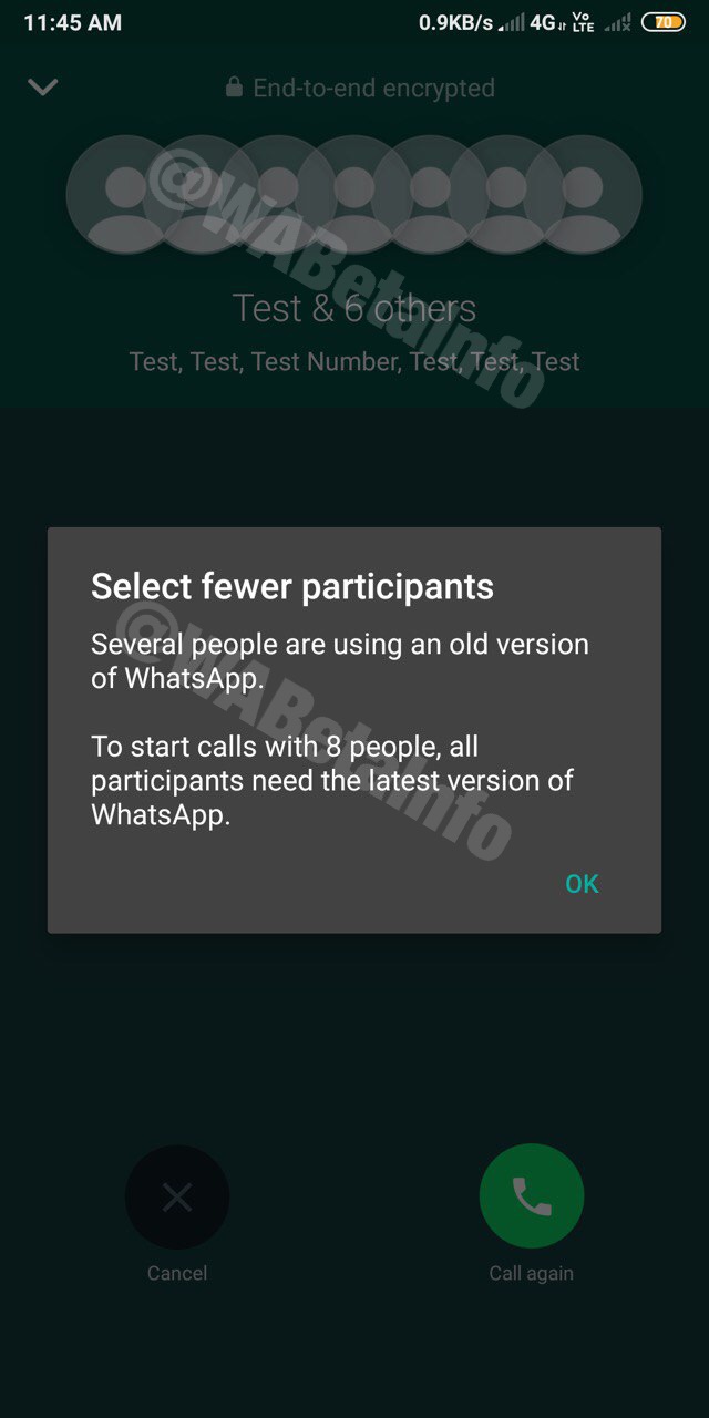 whatsapp call from computer