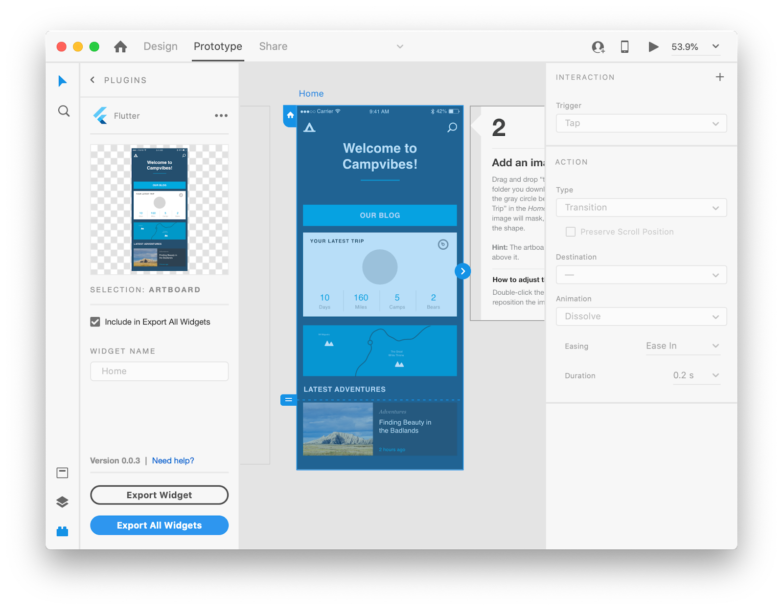 You can now use Adobe XD to create Flutter apps and UI