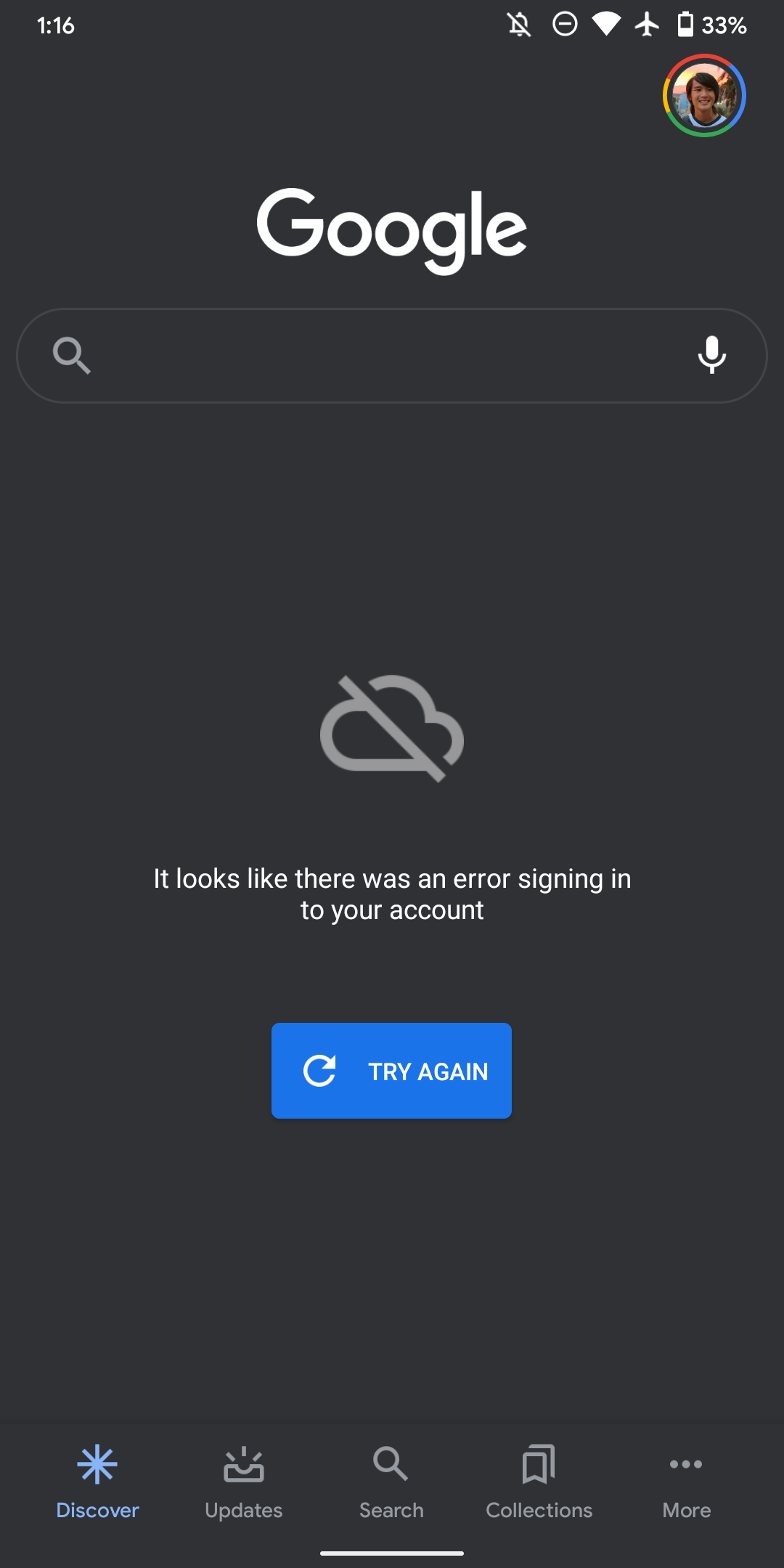 Google Discover not loading due to sign-in error on Android - 9to5Google