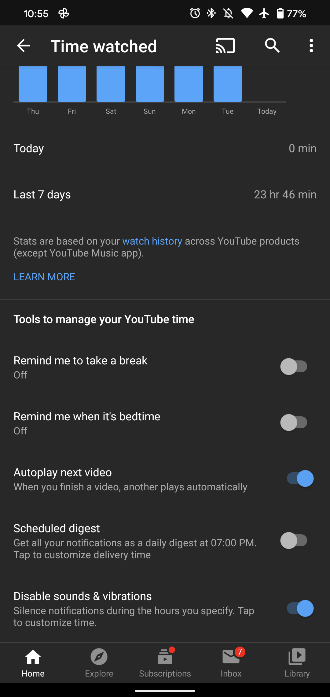YouTube for Android and iOS rolling out bedtime reminders - 9to5Google