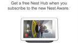 Google nest hub email promo