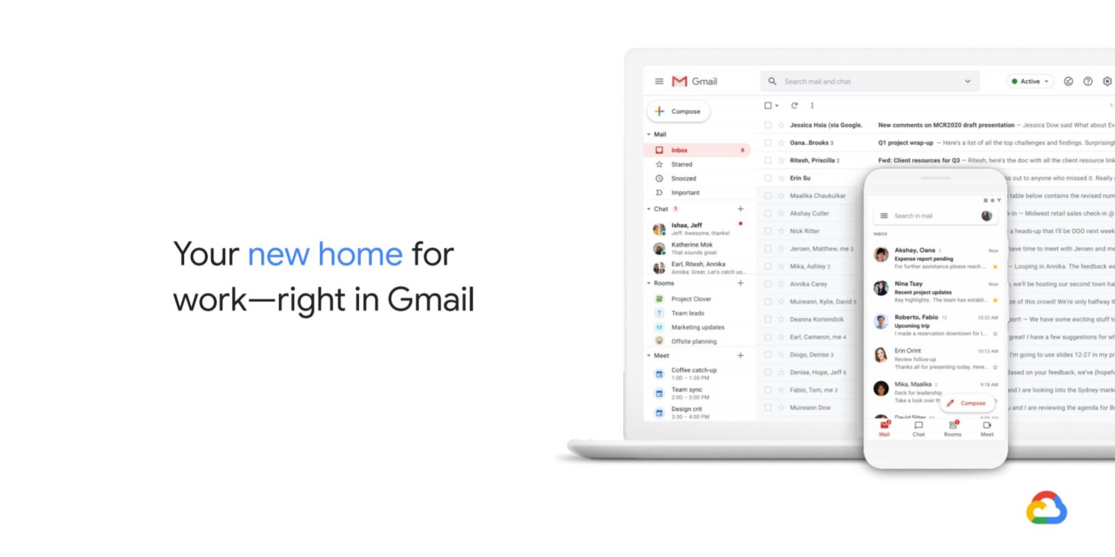 Gmail Redesign Puts Google Docs Chat Meet Side By Side 9to5google