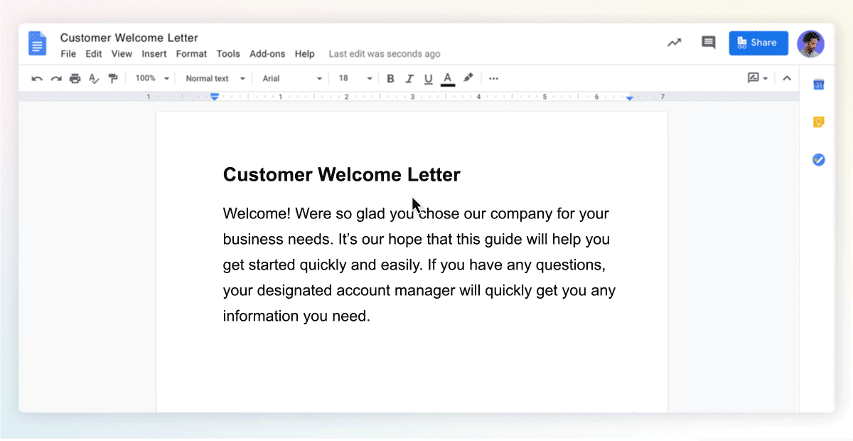 grammarly for google docs