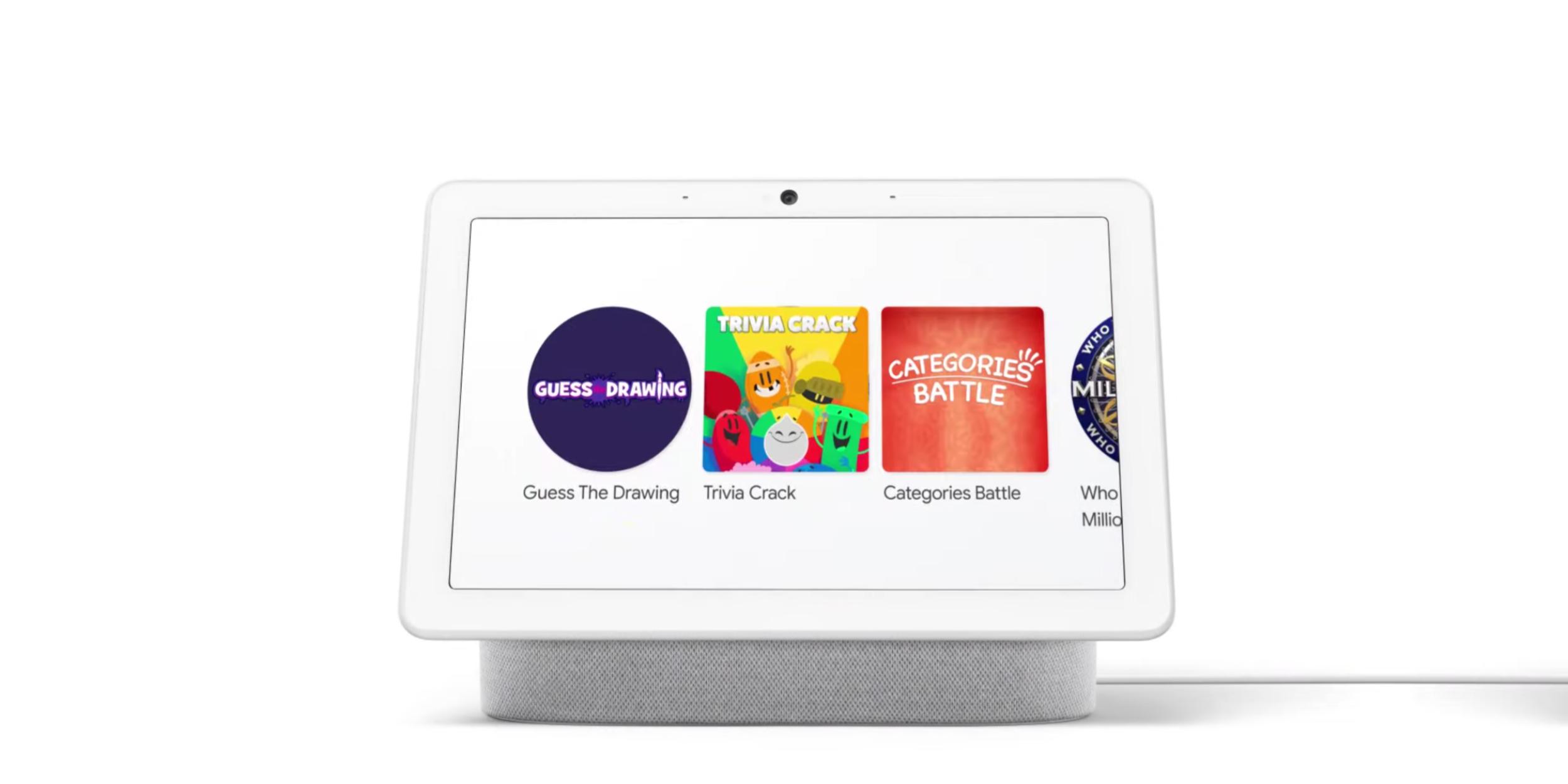 google home hub games