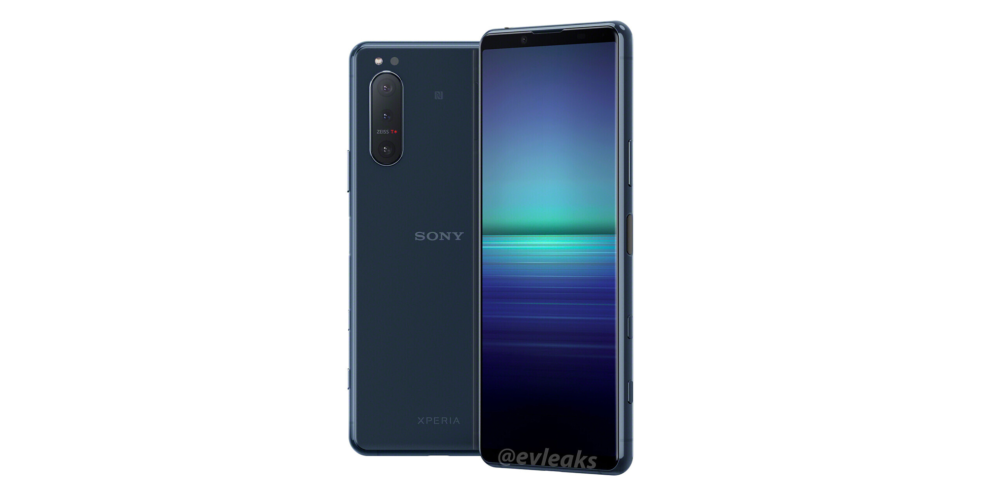 Sony Xperia 5 II press render leaks showing refined design - 9to5Google