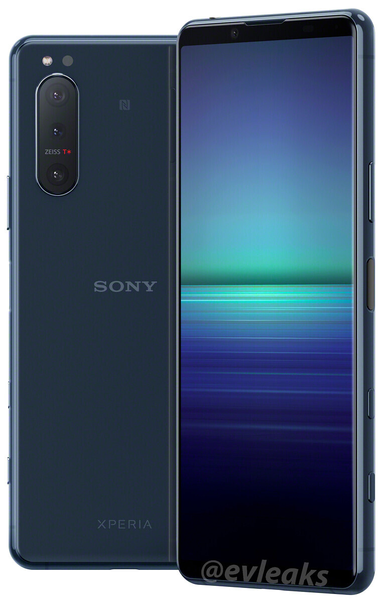 Sony Xperia 5 II press render leaks showing refined design - 9to5Google