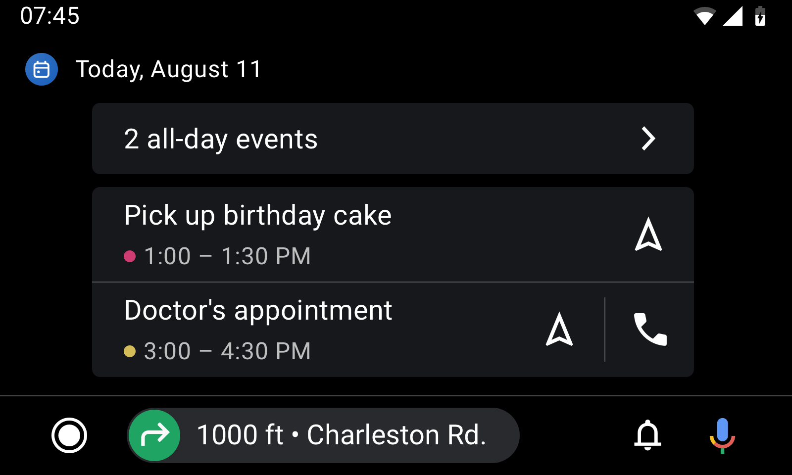 Android Auto rolling out Calendar and incar Settings app