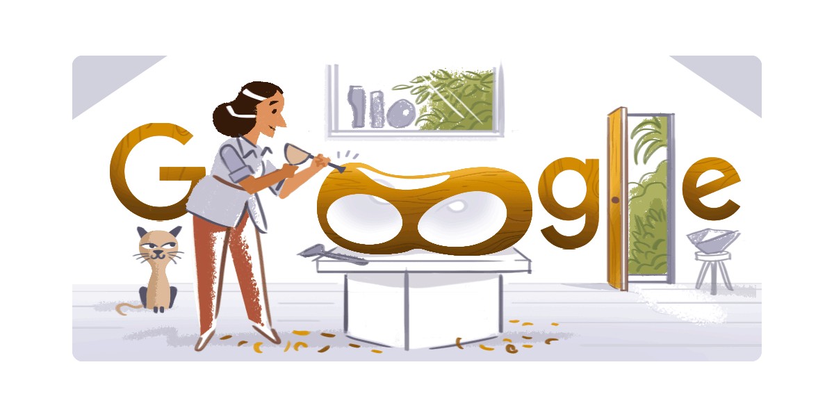 Barbara Hepworth Google Doodle