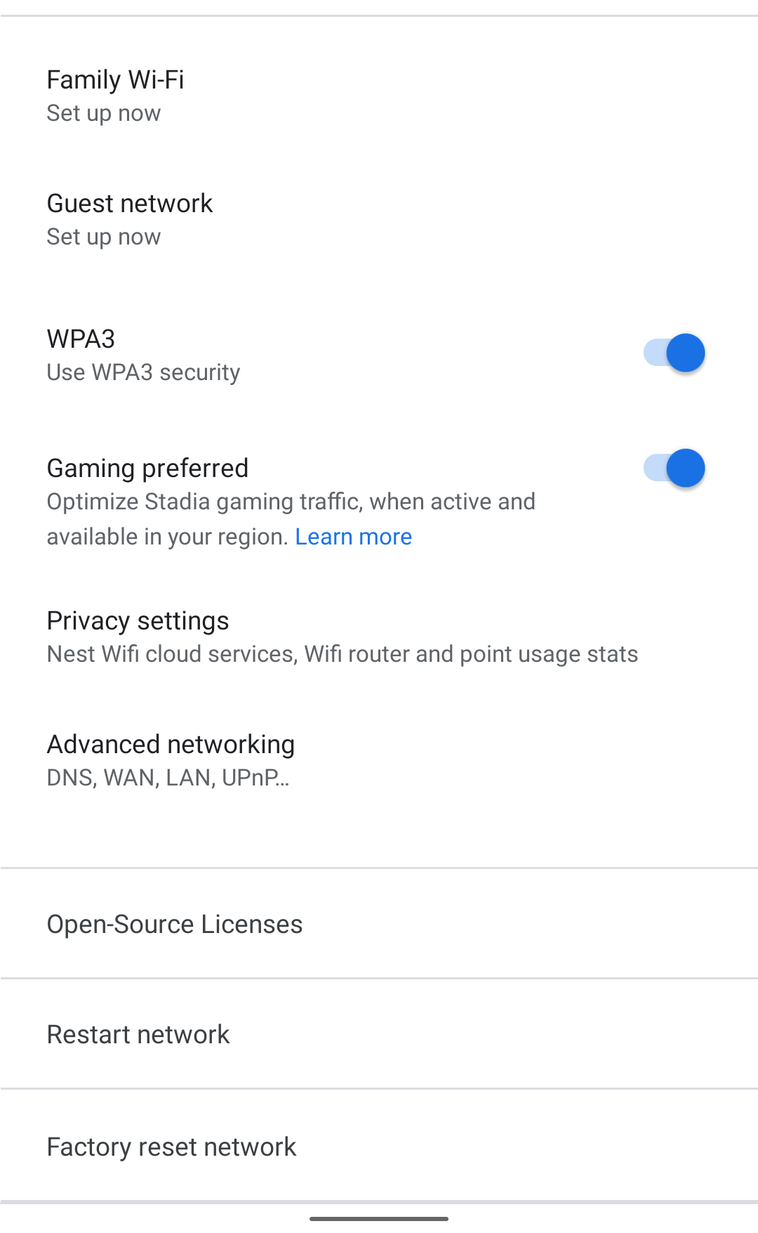 google home on guest network