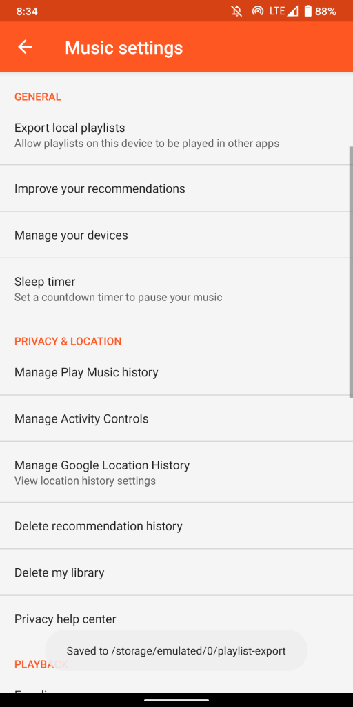 google play music for android adds