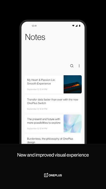 OnePlus Notes app