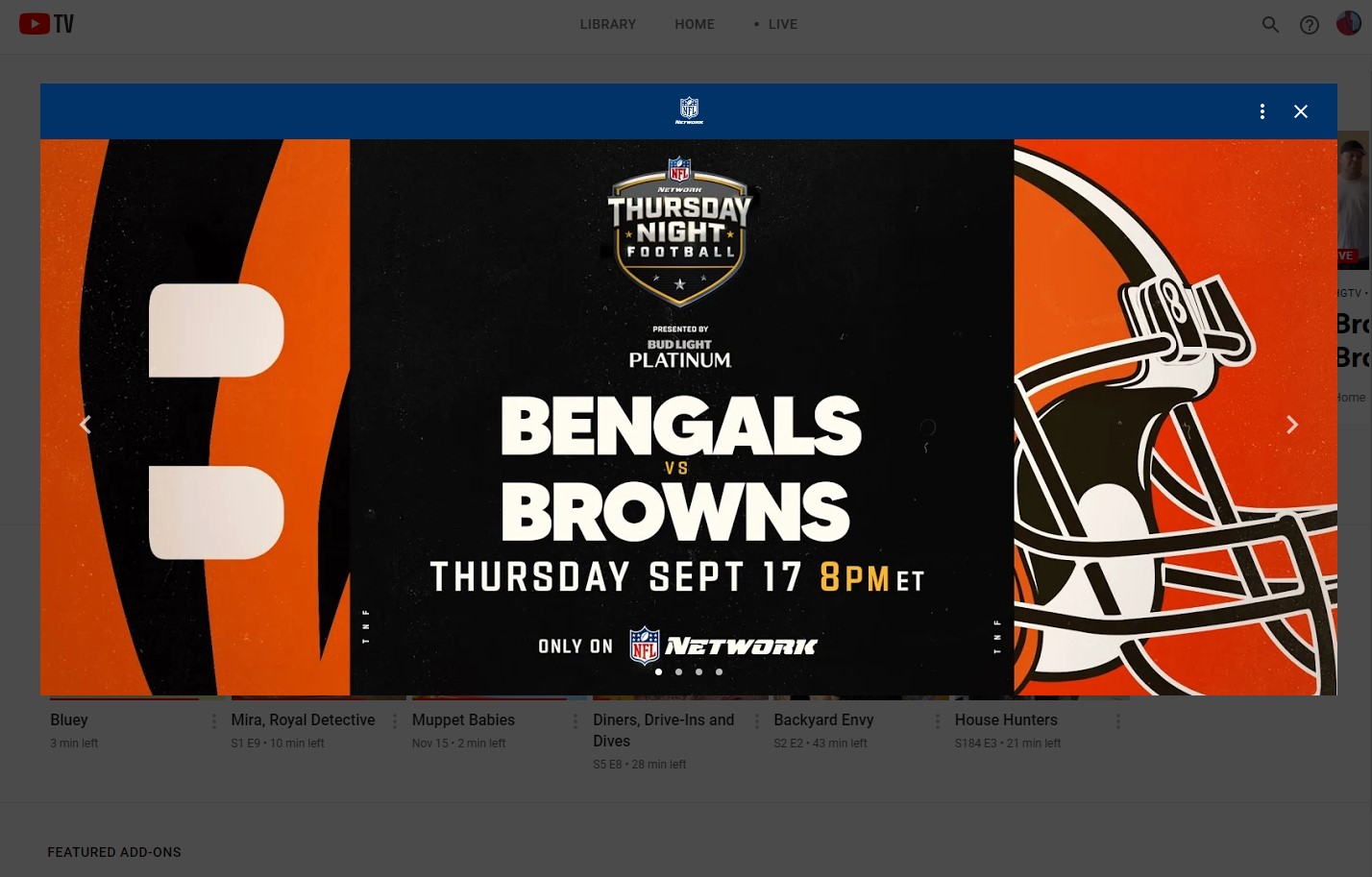YouTube TV to add NFL Network, Sports Plus add-on, more - 9to5Google