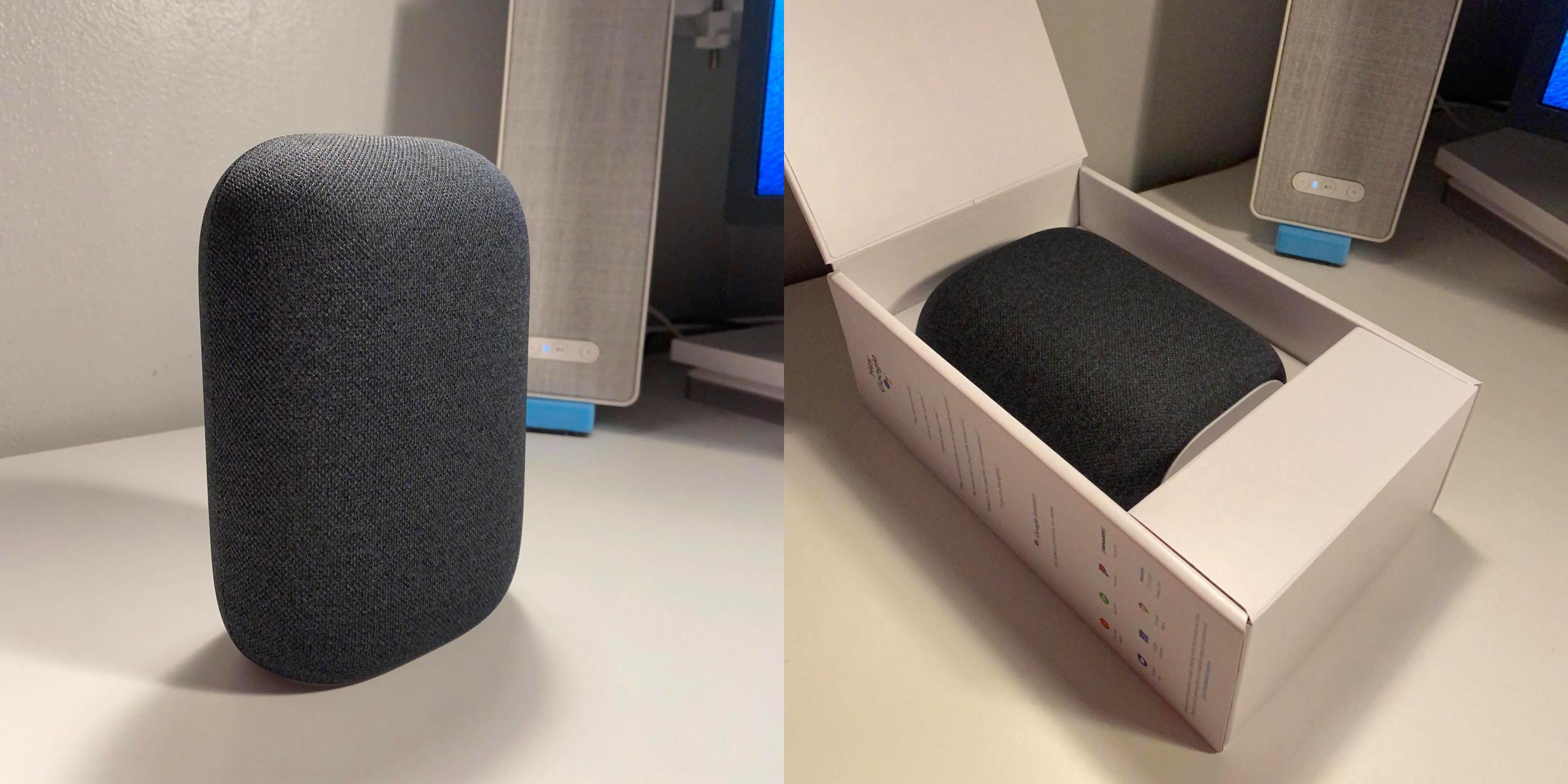 Nest Audio unboxing reveals location of touch controls - 9to5Google