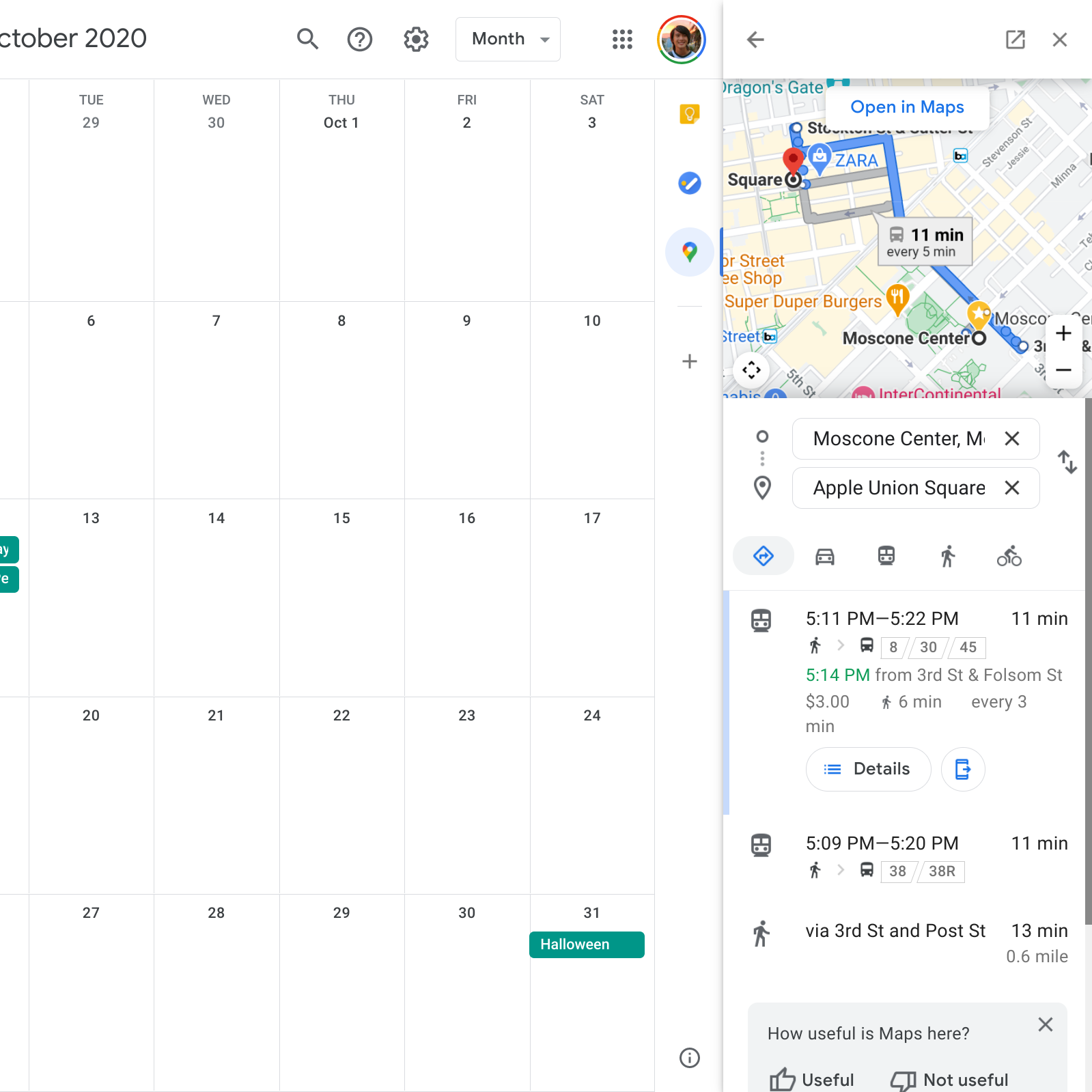 Google Calendar side panel adds Google Maps addon 9to5Google