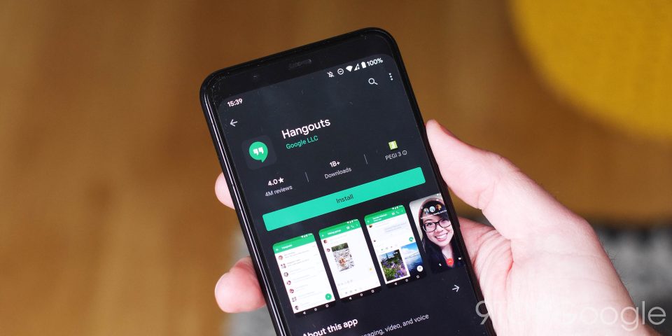 Google Hangouts in the Play Store