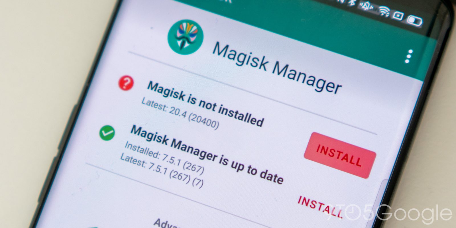 magisk v21 and magisk Manager 8.0