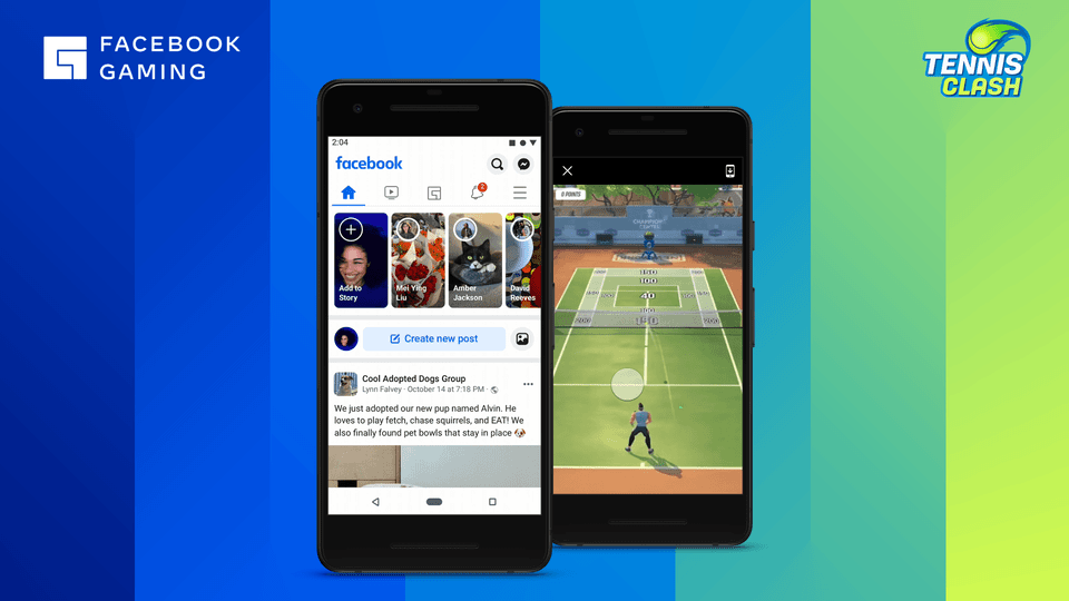 Facebook Gaming ads for Android and iOS