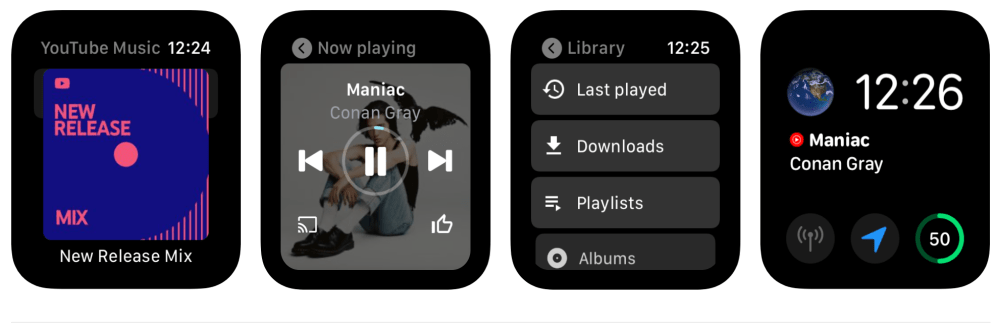 Youtube Music Gets Apple Watch App Before Wear Os Client 9to5google