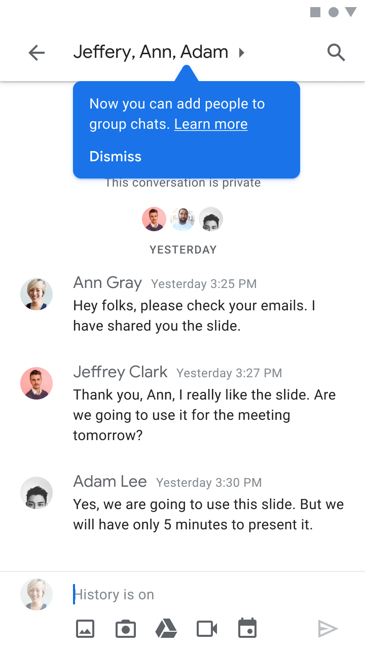 Google Chat will show classic Hangouts group conversations - 9to5Google