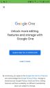 Google Photos Google One benefit