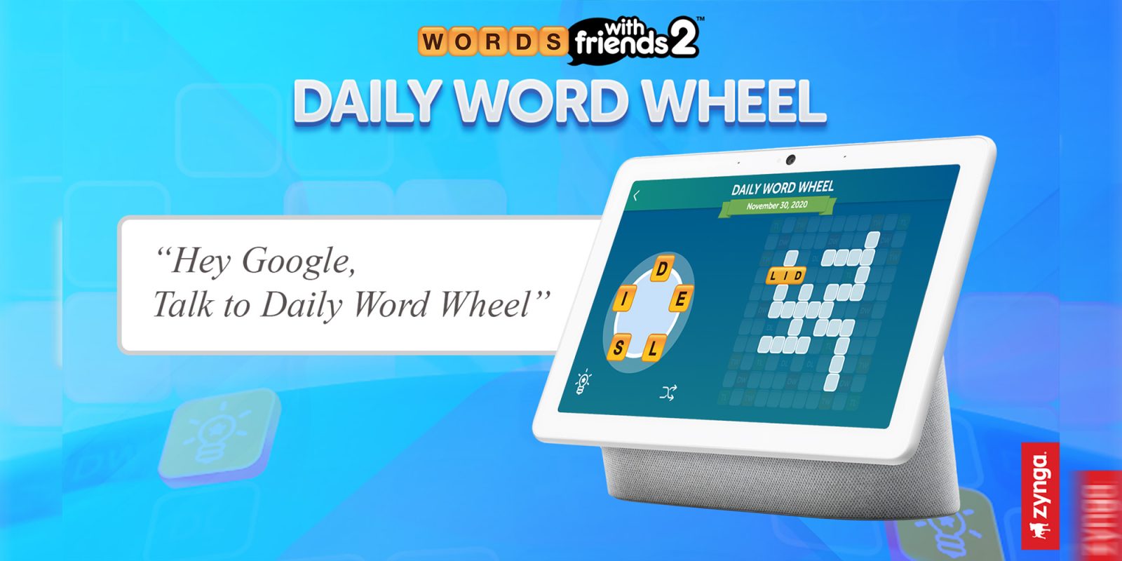 Daily Word Wheel Nest Hub